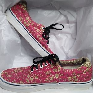Vans unisex lace up floral print